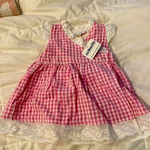 JoJo Maman Bebe baby girl dress 0-3 months with bloomers